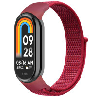 Ремешок Nylon New для Xiaomi Mi Band 8/9/10 - Red
