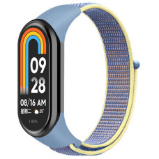 Ремінець Nylon New для Xiaomi Mi Band 8/9/10 - Azure / Yellow
