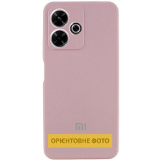 Чохол Silicone Cover Lakshmi Full Camera (AA) with logo для Xiaomi Redmi Note 13 4G - Рожевий / Pink Sand