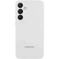 Чехол Silicone Cover Lakshmi Full Camera (AA) with logo для Samsung Galaxy S24 FE - Белый / White