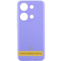 Чохол Silicone Cover Lakshmi Full Camera (AA) with logo для Xiaomi Redmi Note 14 4G (Europe version) - Бузковий / Dasheen