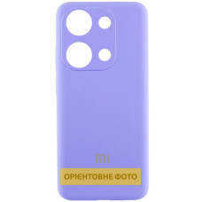 Чехол Silicone Cover Lakshmi Full Camera (AA) with logo для Xiaomi Redmi Note 14 4G (Europe version) - Сиреневый / Dasheen