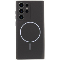 Чехол Silicone Cover Lakshmi Full Camera (AA) with MagFit для Samsung Galaxy S25 Ultra - Черный / Black