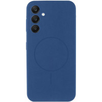 Чохол Silicone Cover Lakshmi Full Camera (AA) with MagFit для Samsung Galaxy S25 - Синій / Navy blue