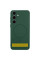 Чохол Silicone Cover Lakshmi Full Camera (AA) with MagFit для Samsung Galaxy S25 Edge - Зелений / Dark green - фото