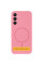 Чохол Silicone Cover Lakshmi Full Camera (AA) with MagFit для Samsung Galaxy S25 Edge - Рожевий / Light pink - фото