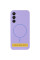 Чохол Silicone Cover Lakshmi Full Camera (AA) with MagFit для Samsung Galaxy S25 Edge - Бузковий / Dasheen - фото