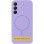 Чехол Silicone Cover Lakshmi Full Camera (AA) with MagFit для Samsung Galaxy S25 Edge - Сиреневый / Dasheen