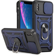 Чохол Ummi Camshield Serge Ring для Apple iPhone X / XS (5.8) - Синій