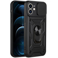 Чехол Ummi Camshield Serge Ring для Apple iPhone 11 (6.1) - Черный