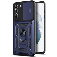 Чехол Ummi Camshield Serge Ring для Samsung Galaxy S21+ - Синий