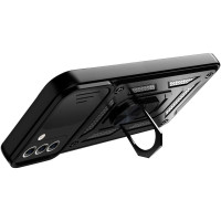 Чехол Ummi Camshield Serge Ring для Samsung Galaxy S21+ - Черный