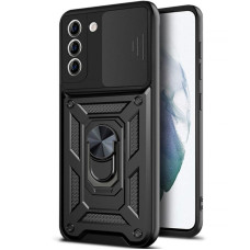 Чохол Ummi Camshield Serge Ring для Samsung Galaxy S22 - Чорний