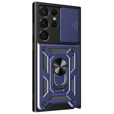 Чехол Ummi Camshield Serge Ring для Samsung Galaxy S23 Ultra - Синий / Navy