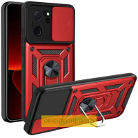 Чохол Ummi Camshield Serge Ring для Xiaomi Redmi 13C / Poco C65 - Червоний / Red