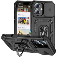Чохол Ummi Camshield Serge Ring для Apple iPhone 16 (6.1) - Чорний / Black