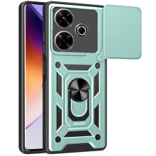 Чехол Ummi Camshield Serge Ring для Xiaomi Redmi 13 4G / Poco M6 4G - Зеленый