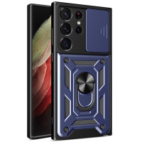 Чехол Ummi Camshield Serge Ring для Samsung Galaxy S25 Ultra - Синий / Navy