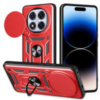 Чехол Ummi Camshield Serge Ring для Xiaomi Redmi Note 14 Pro 4G - Красный