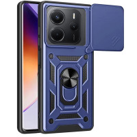 Чохол Ummi Camshield Serge Ring для Xiaomi Redmi Note 14 4G (Europe version) - Синій