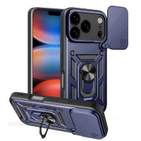 Чехол Ummi Camshield Serge Ring для Apple iPhone 17 Pro / 18 Pro (6.3) - Синий / Navy