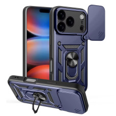 Чехол Ummi Camshield Serge Ring для Apple iPhone 17 Pro / 18 Pro (6.3) - Синий / Navy