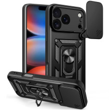 Чехол Ummi Camshield Serge Ring для Apple iPhone 17 Pro / 18 Pro (6.3) - Черный / Black