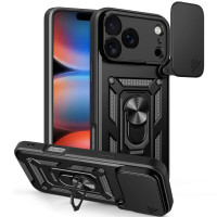 Чехол Ummi Camshield Serge Ring для Apple iPhone 17 Pro Max / 18 Pro Max (6.9) - Черный / Black