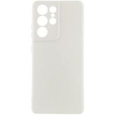Чехол Silicone Cover Ummi Lakshmi Full Camera (AA) для Samsung Galaxy S22 Ultra - Белый / White