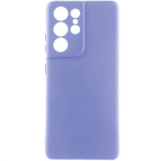 Чехол Silicone Cover Ummi Lakshmi Full Camera (AA) для Samsung Galaxy S22 Ultra - Сиреневый / Dasheen
