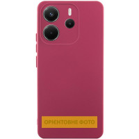 Чохол Silicone Cover Ummi Lakshmi Full Camera (AA) для Xiaomi Redmi Note 14 Pro 4G/5G - Бордовий / Marsala