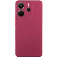 Чехол Silicone Cover Ummi Lakshmi Full Camera (AA) для Xiaomi Redmi Note 14 4G (Int. version) - Бордовый / Marsala