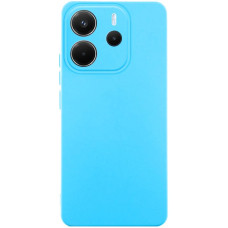 Чехол Silicone Cover Ummi Lakshmi Full Camera (AA) для Xiaomi Redmi Note 14 4G (Int. version) - Голубой / Sky Blue