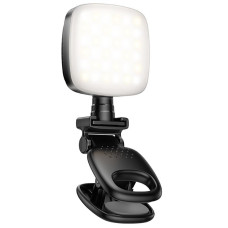 Портативна лампа для селфі Hoco K28 Square Selfie Light 200 mAh - Black
