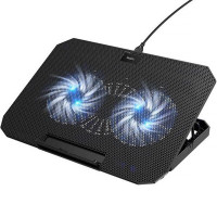 Охолоджуючий кулер-підставка для ноутбуку Hoco GA4 Jade Cooling Stand - Black