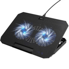 Охолоджуючий кулер-підставка для ноутбуку Hoco GA4 Jade Cooling Stand - Black