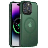 Чохол Ummi Colorful with MagSafe для Apple iPhone 12 Pro / 12 (6.1) - Зелений / Dark Green