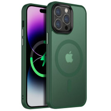Чохол Ummi Colorful with MagSafe для Apple iPhone 13 Pro Max (6.7) - Зелений / Dark Green