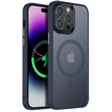 Чехол Ummi Colorful with MagSafe для Apple iPhone 13 Pro (6.1) - Синий / Navy Blue