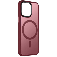 Чехол Ummi Colorful with MagSafe для Apple iPhone 15 (6.1) - Бордовый / Wine Red