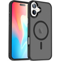 Чохол Ummi Colorful with MagSafe для Apple iPhone 16 (6.1) - Чорний / Black