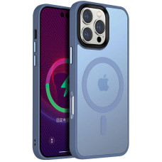 Чохол Ummi Colorful with MagSafe для Apple iPhone 16 Pro Max (6.9) - Блакитний / Sierra Blue