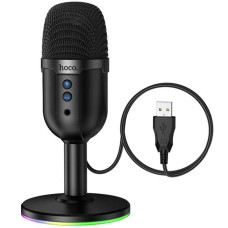 Микрофон всенаправленный для гейминга Hoco L25 Bright USB - Black