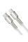 Дата кабель Baseus Cafule Metal Type-C to Lightning PD20W (2m) (CATLJK-B) - Білий - фото