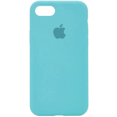 Чохол Silicone Case Full Protective (AA) для Apple iPhone 7 / 8 / SE (2020) (4.7) - Бірюзовий / Marine Green