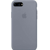 Custodia Silicone Case Full Protective (AA) per Apple iPhone 7 plus / 8 plus (5.5) - Grigio / Lavender Gray