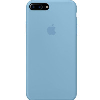 Чехол Silicone Case Full Protective (AA) для Apple iPhone 7 plus / 8 plus (5.5) - Голубой / Cornflower