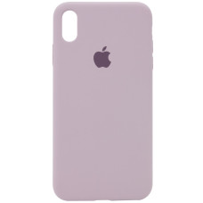 Чохол Silicone Case Full Protective (AA) для Apple iPhone X / XS (5.8) - Сірий / Lavender