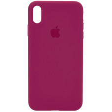 Чохол Silicone Case Full Protective (AA) для Apple iPhone XR (6.1) - Червоний / Rose Red