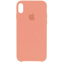 Чехол Silicone Case Full Protective (AA) для Apple iPhone XR (6.1) - Розовый / Peach